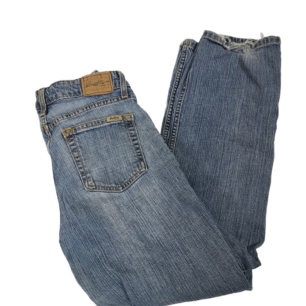Levi Strauss Signature Jeans Womens 8 Stretch Mid Rise Bootcut Blue Denim Rodeo
